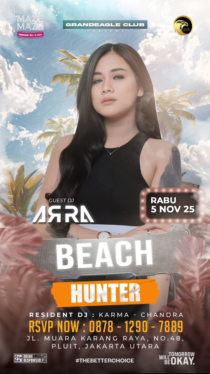 GRAND EAGLE CLUB PENJARINGAN JAKARTA - BEACH HUNTER (ARRA)
