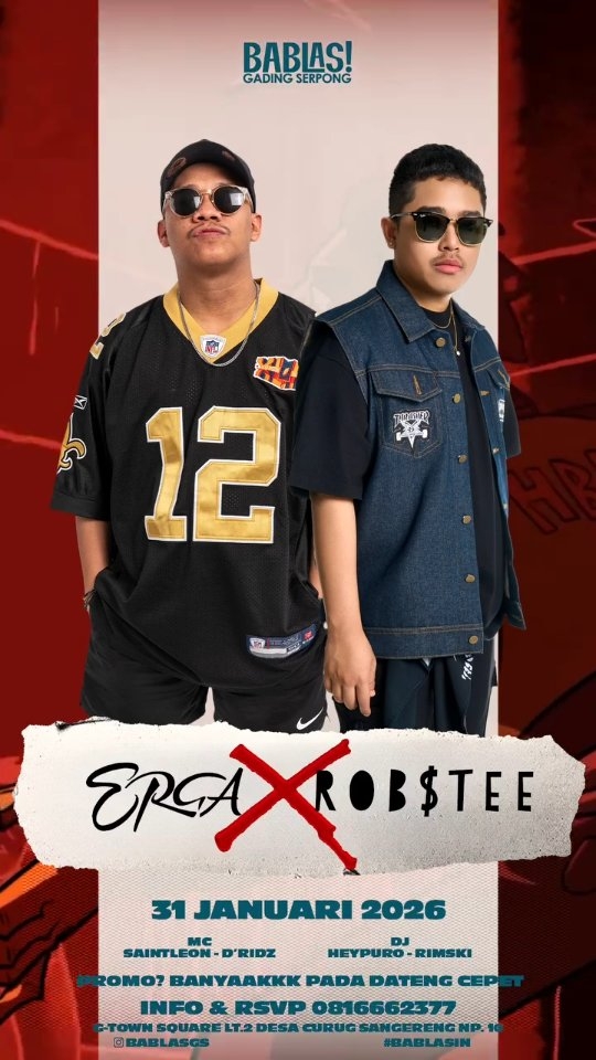 BABLAS GADING SERPONG - WEEKEND KICKOFF (ERGA X ROBSTEE)