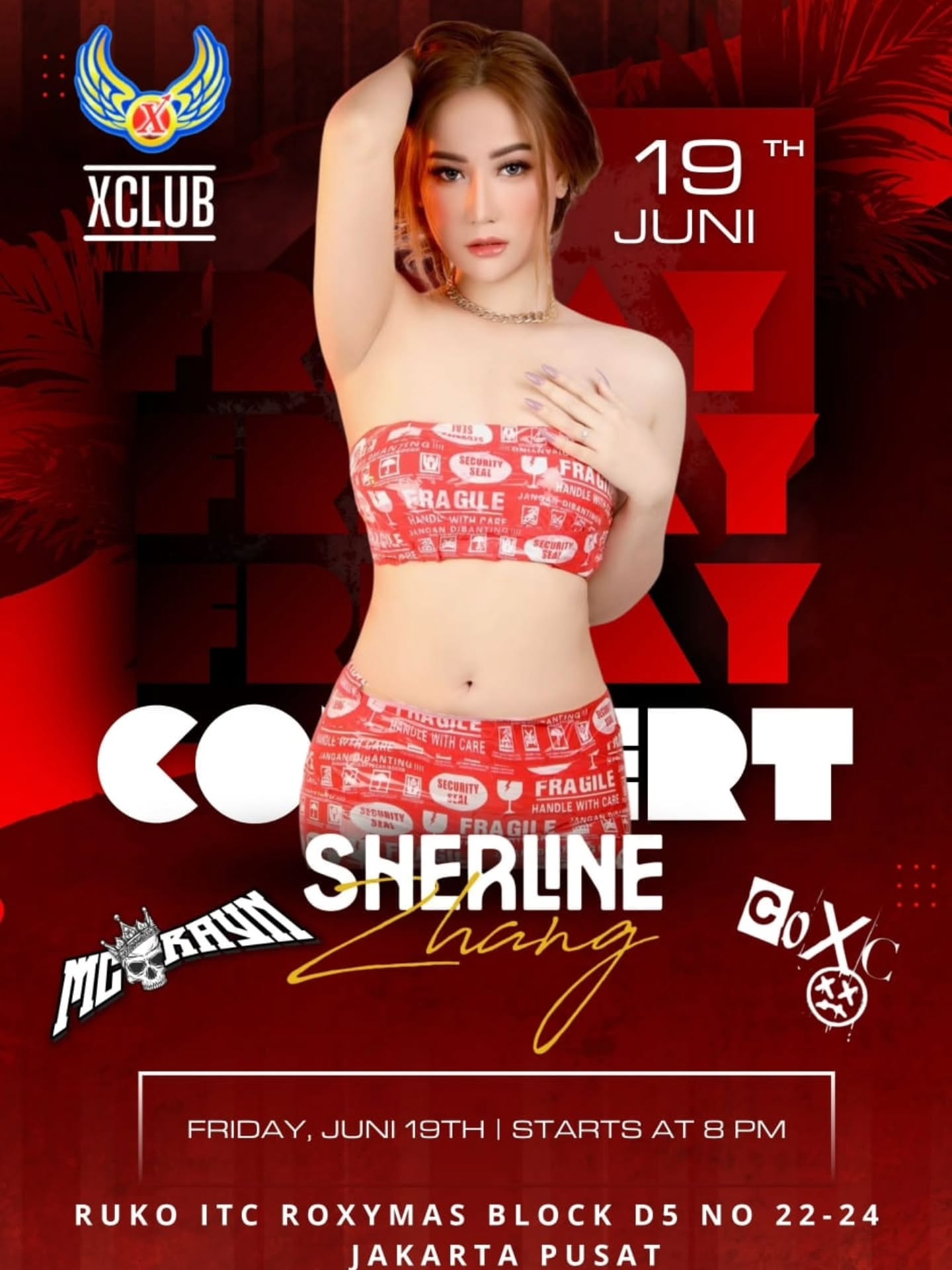 X CLUB JAKARTA - SHERLINE ZHANG