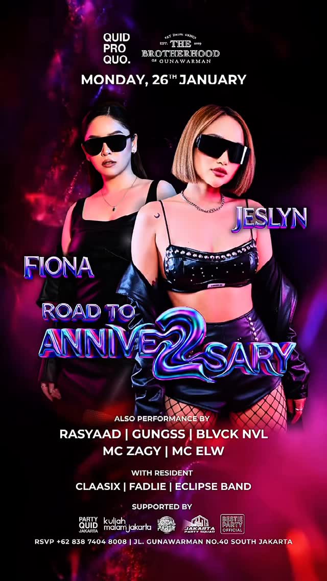 THE BROTHERHOOD GUNAWARMAN JAKARTA - ROAD TO 2ND ANNIVERSARY (FIONA & JESLYN)
