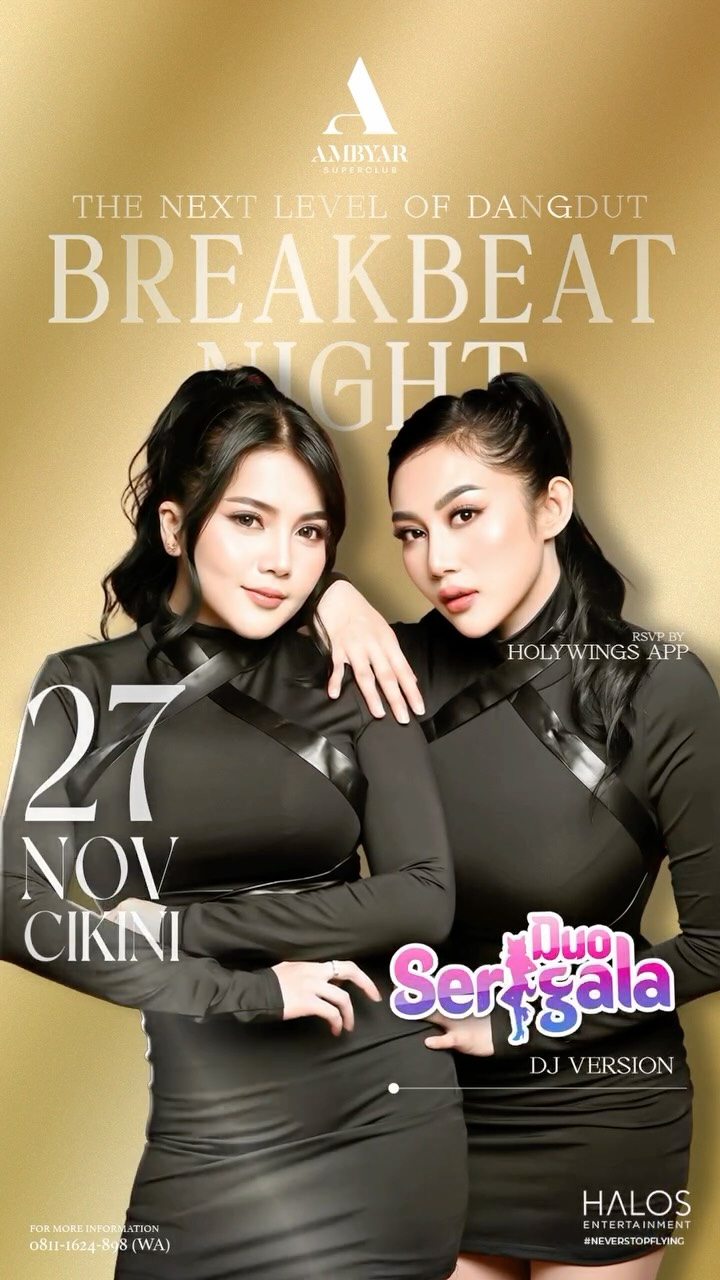 AMBYAR SUPERCLUB CIKINI - BREAKBEAT NIGHT (DUO SERIGALA)