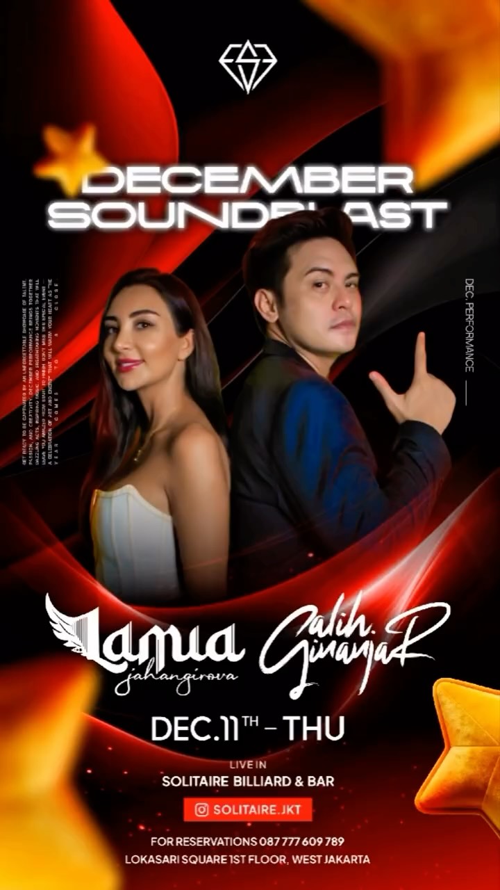 SOLITAIRE JAKARTA - LAMIA JAHAN & GALIH GINANJAR