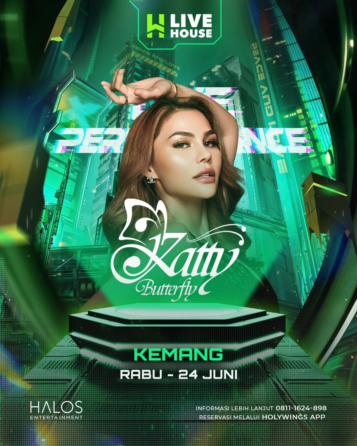 LIVEHOUSE KEMANG - KATTY BUTTERFLY