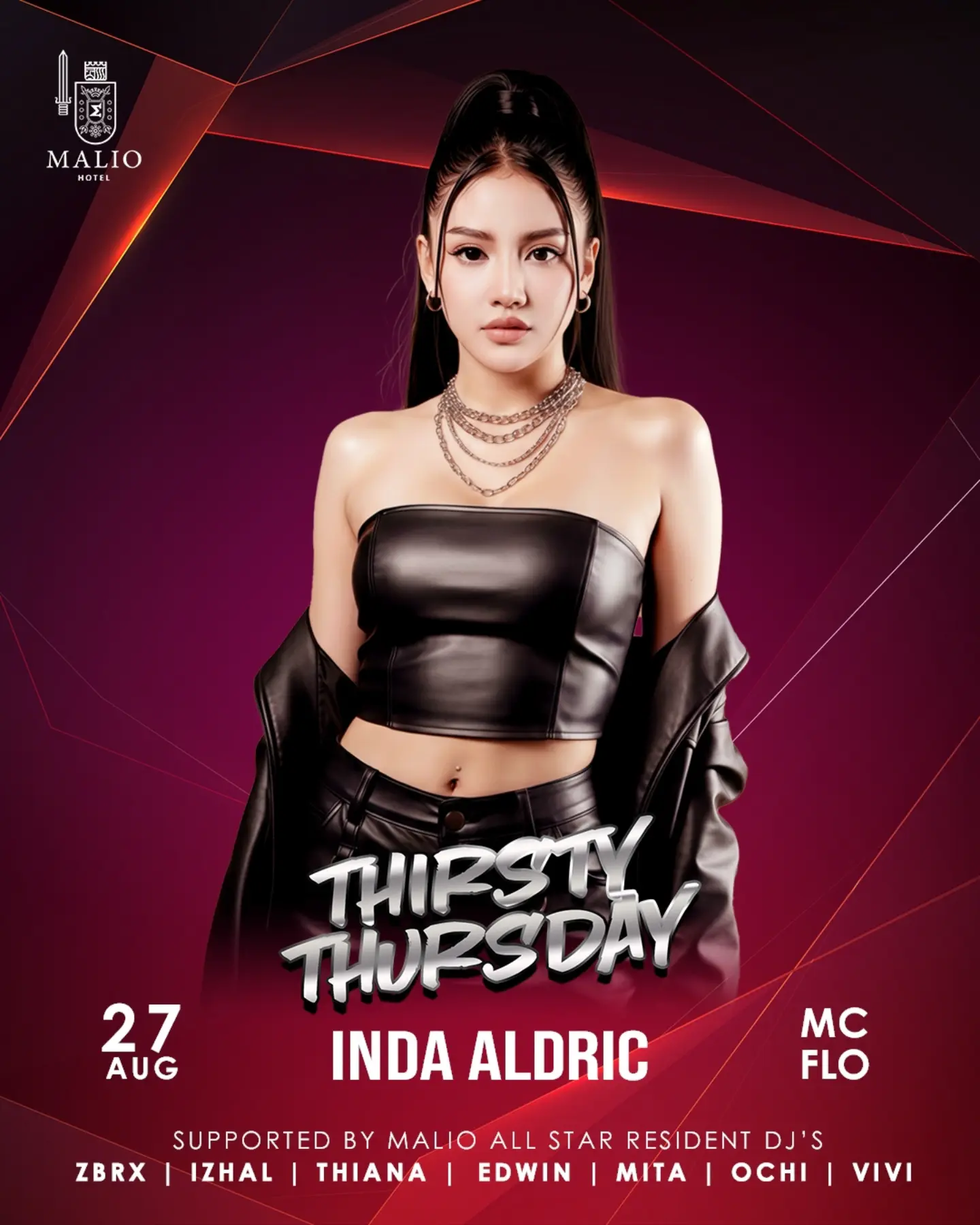 MALIO HOTEL JAKARTA - THIRSTY THURSDAY (INDA ALDRIC)