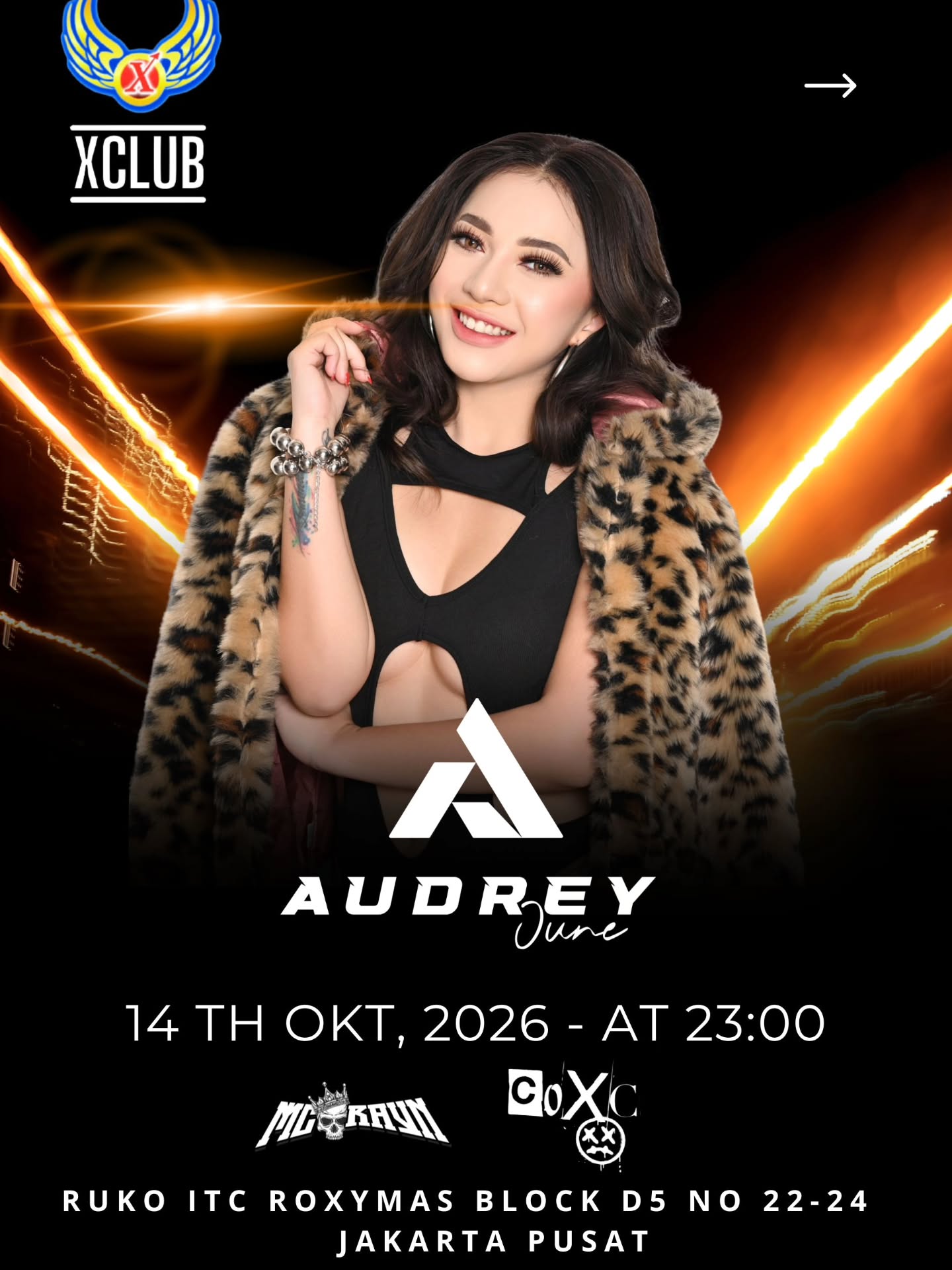 X CLUB JAKARTA - AUDREY JUNE