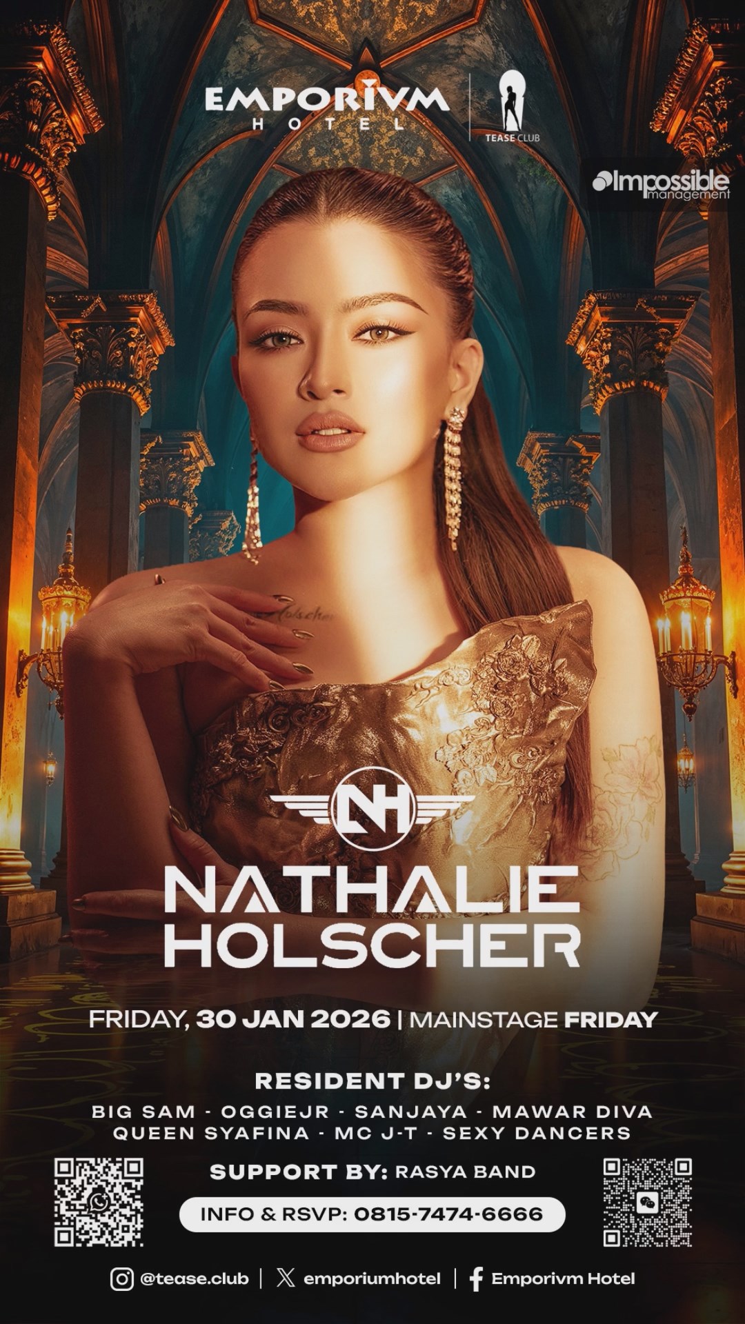 EMPORIUM TEASE CLUB JAKARTA - MAINSTAGE FRIDAY (NATHALIE HOLSCHER)