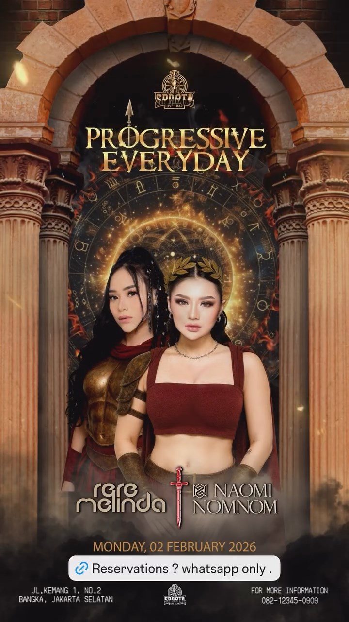 SPARTA LIVE BAR JAKARTA - RERE MELINDA & NAOMI NOMNOM