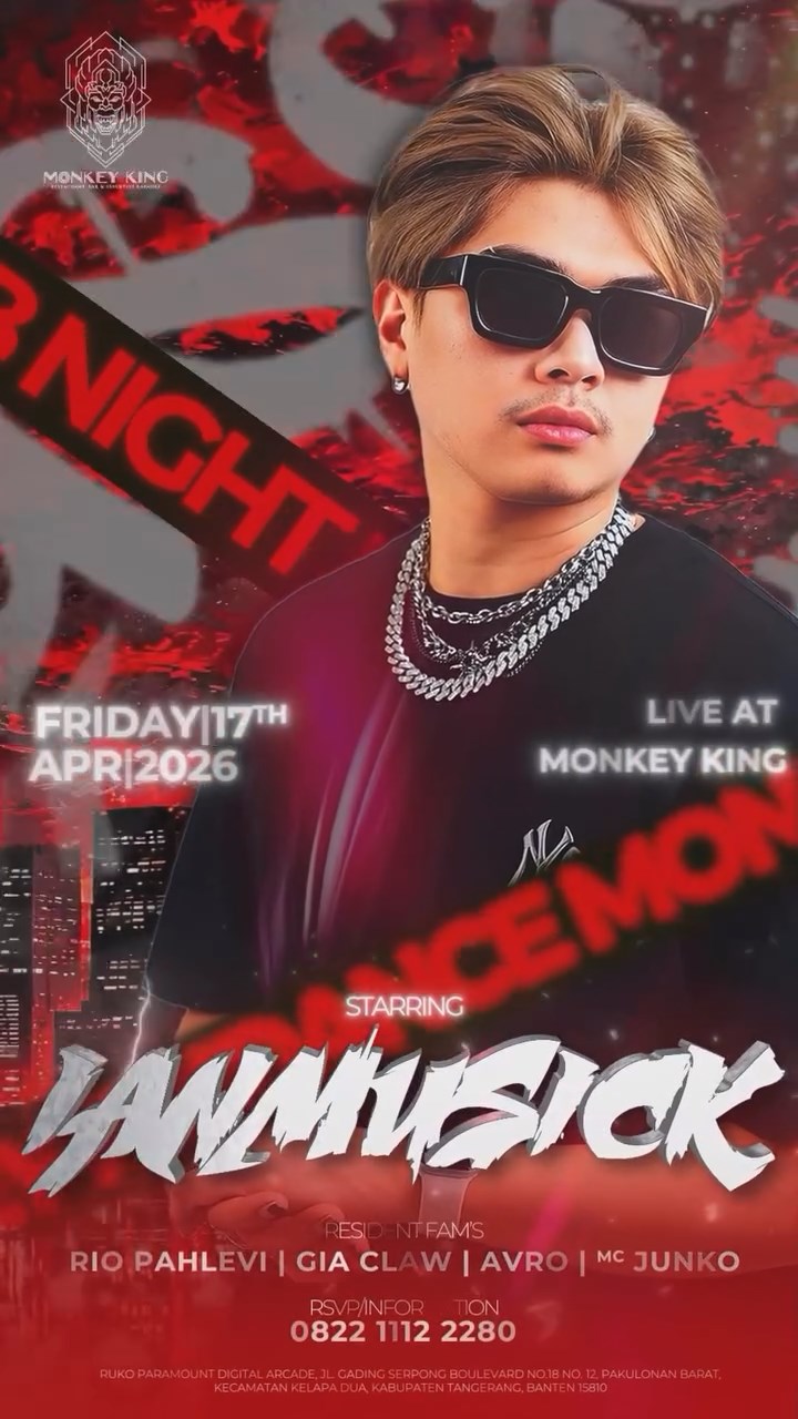 MONKEY KING BAR & LOUNGE GADING SERPONG - FRIDANCE (IAN MUSICK)