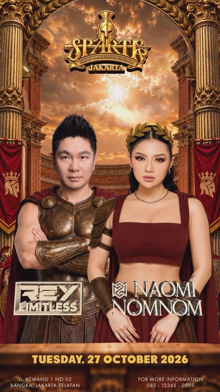SPARTA LIVE BAR JAKARTA - REY LIMITLESS & NAOMI NOMNOM