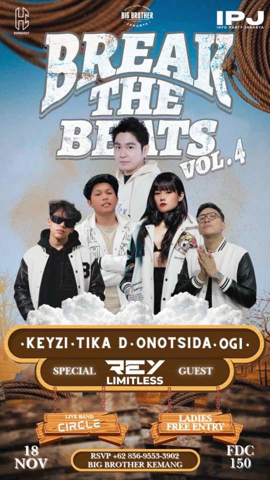 BIG BROTHER KEMANG - BREAK THE BEATS VOL. 4 (REY LIMITLESS)
