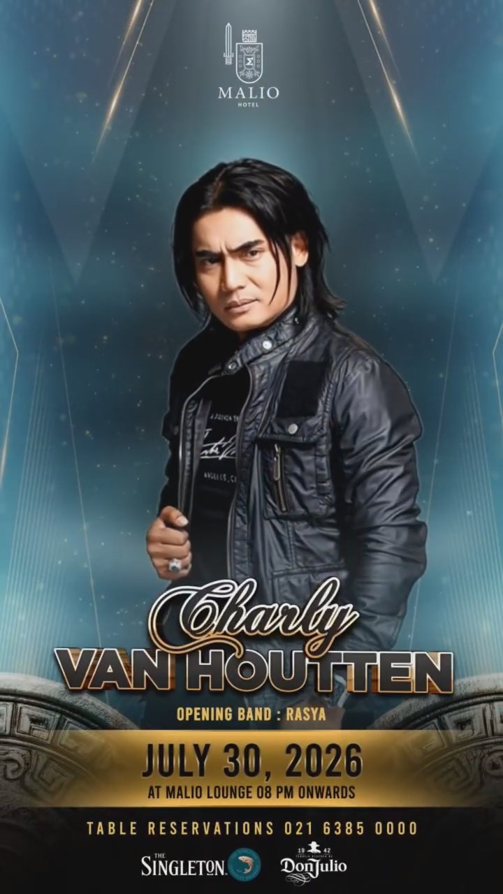MALIO HOTEL JAKARTA - THIRSTY THURSDAY SPECIAL EDITION (CHARLY VAN HOUTEN)