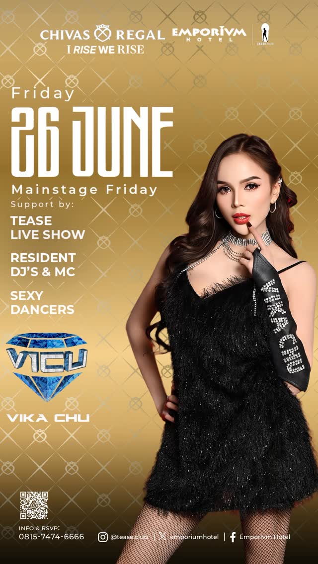 EMPORIUM TEASE CLUB JAKARTA - MAINSTAGE FRIDAY (VIKA CHU)