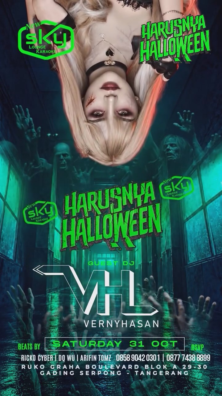 NEW SKY LOUNGE & KARAOKE GADING SERPONG - HARUSNYA HALLOWEEN (VERNY HASAN)