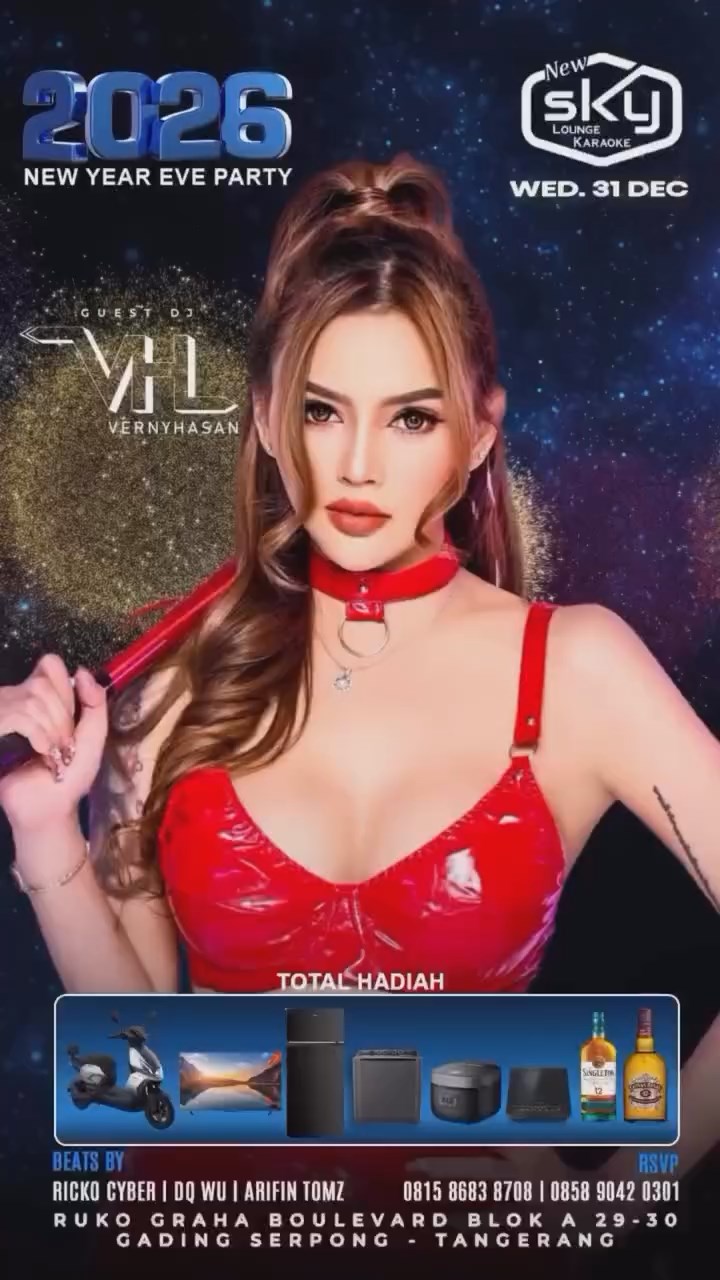 NEW SKY LOUNGE & KARAOKE GADING SERPONG - NEW YEAR'S EVE PARTY (VERNY HASAN)