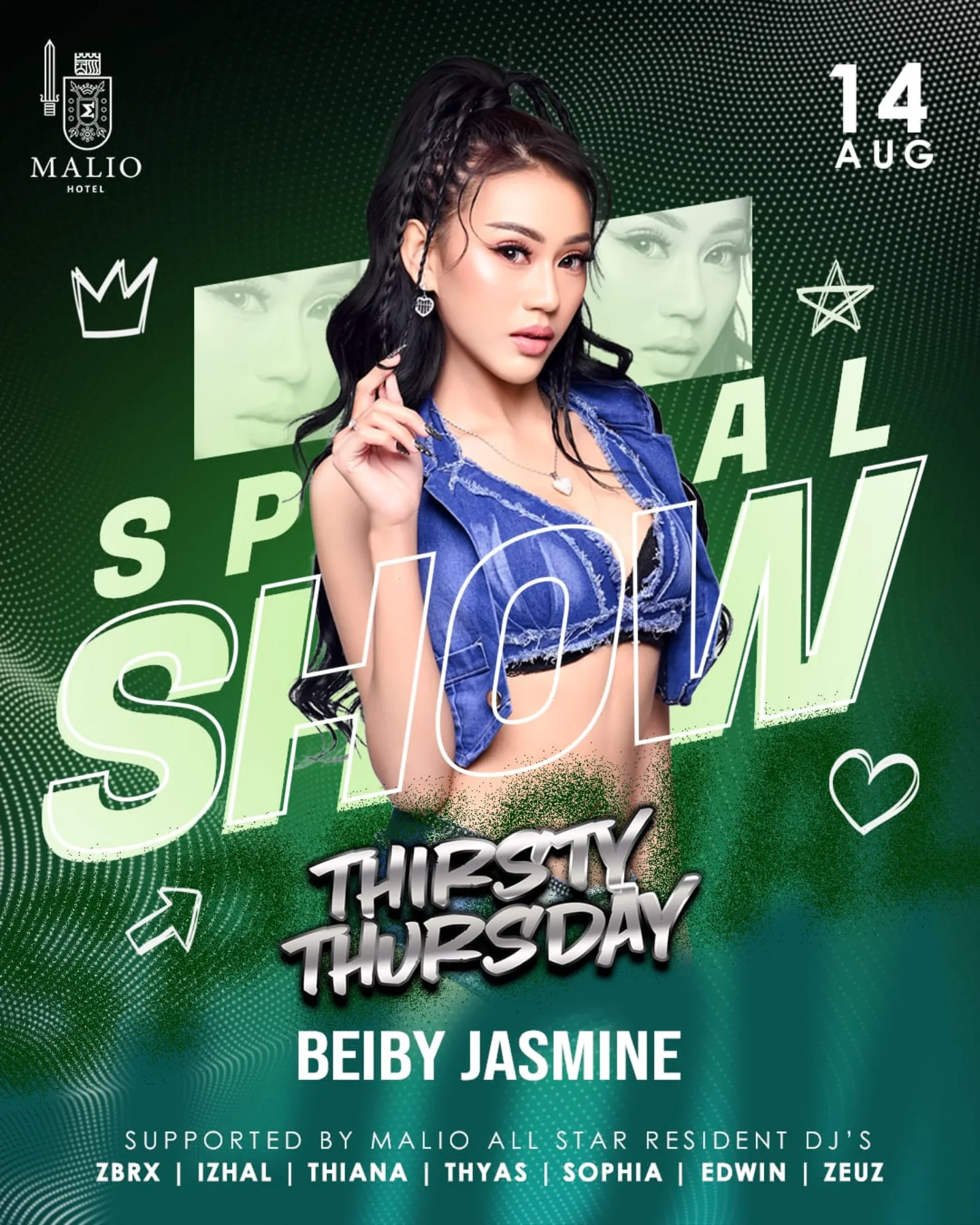 MALIO HOTEL JAKARTA - THIRSTY THURSDAY (BEIBY JASMINE)