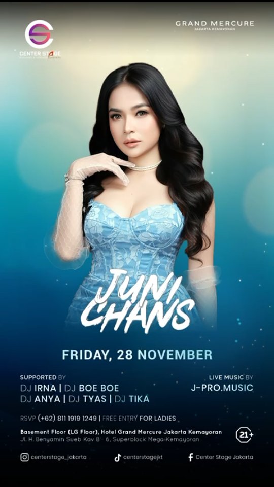 CENTER STAGE JAKARTA - JUNI CHANS