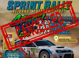 Kejurnas Sprint Rally Kertajati 2025 Batal, Ini Sebabnya