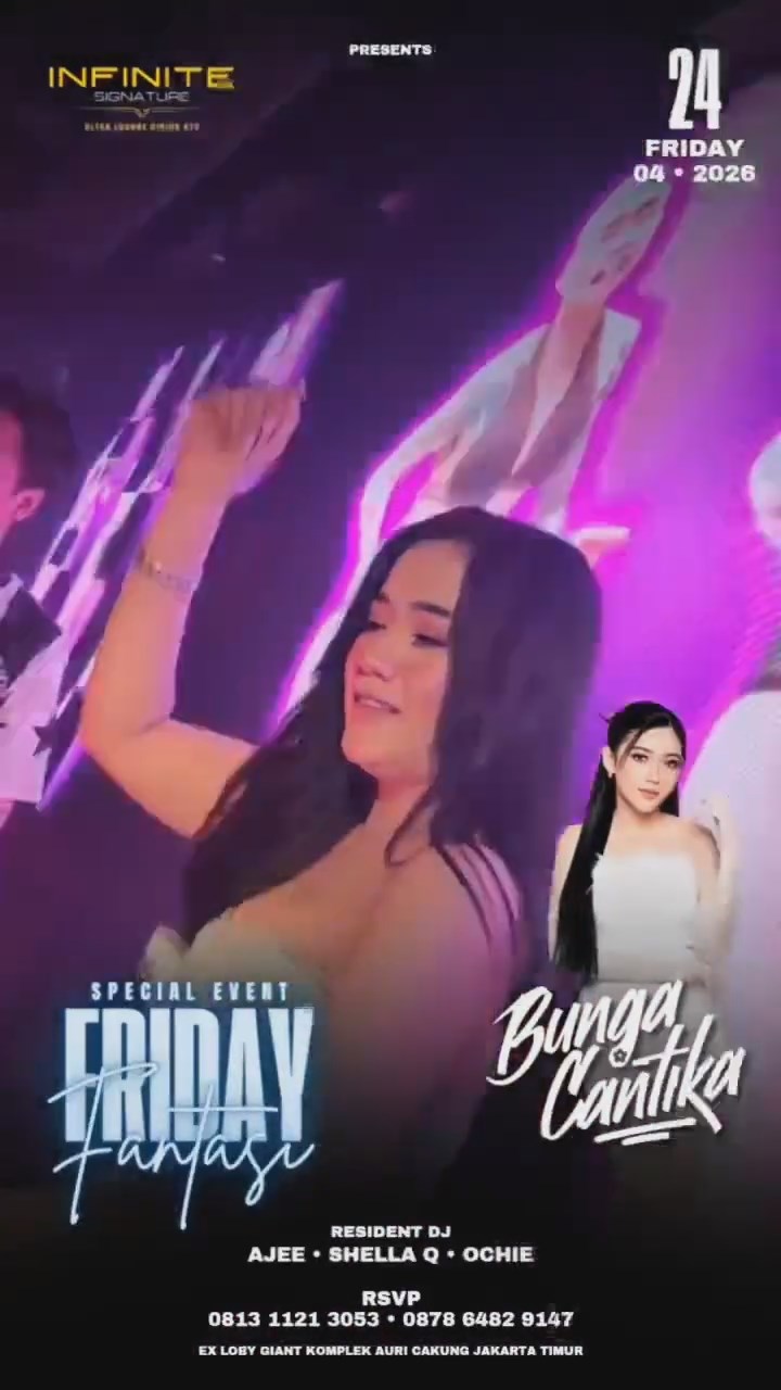 INFINITE SIGNATURE JAKARTA - FRIDAY FANTASI (BUNGA CANTIKA)