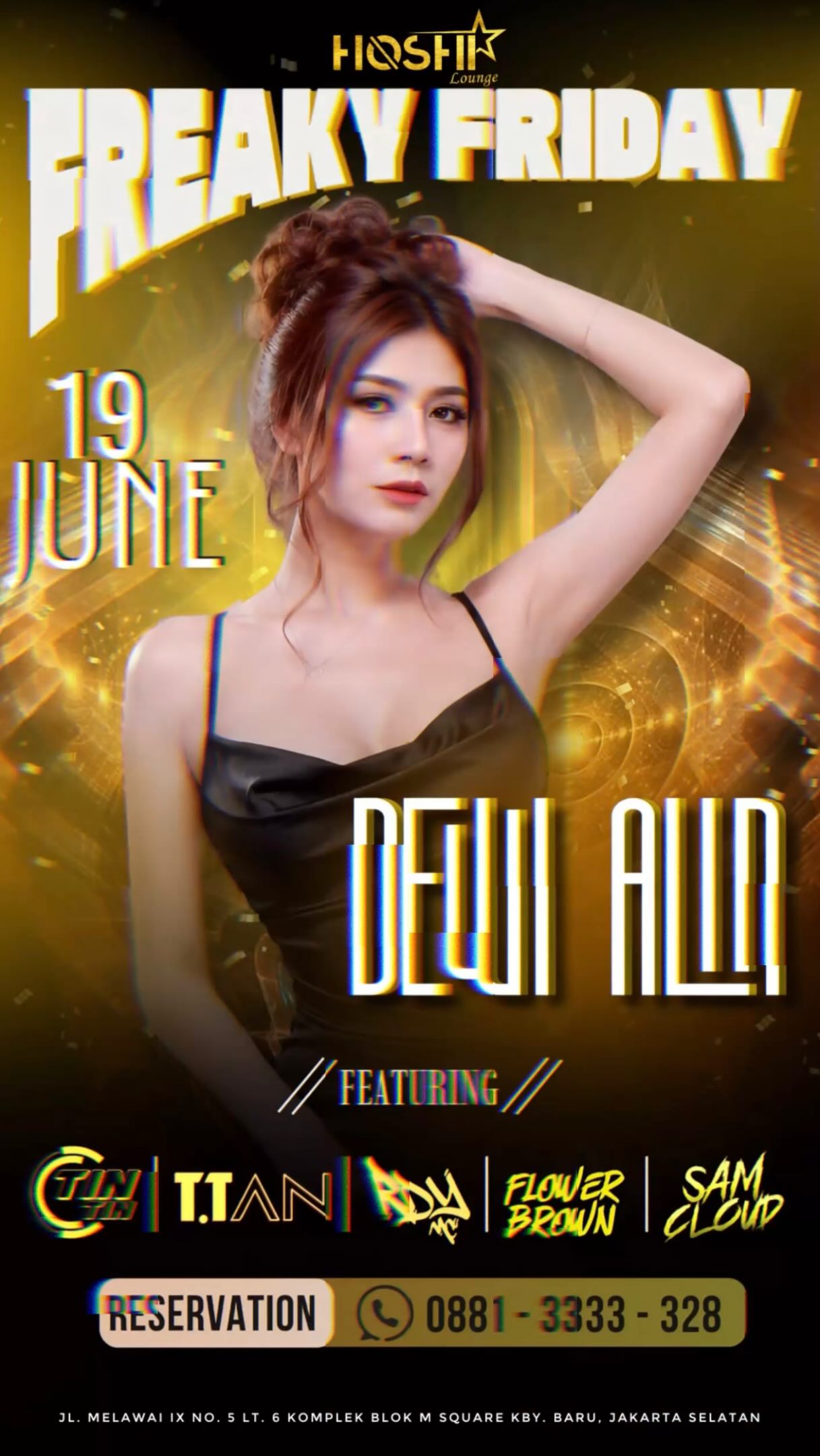 HOSHI LOUNGE JAKARTA - FREAKY FRIDAY (DEWI ALIN)