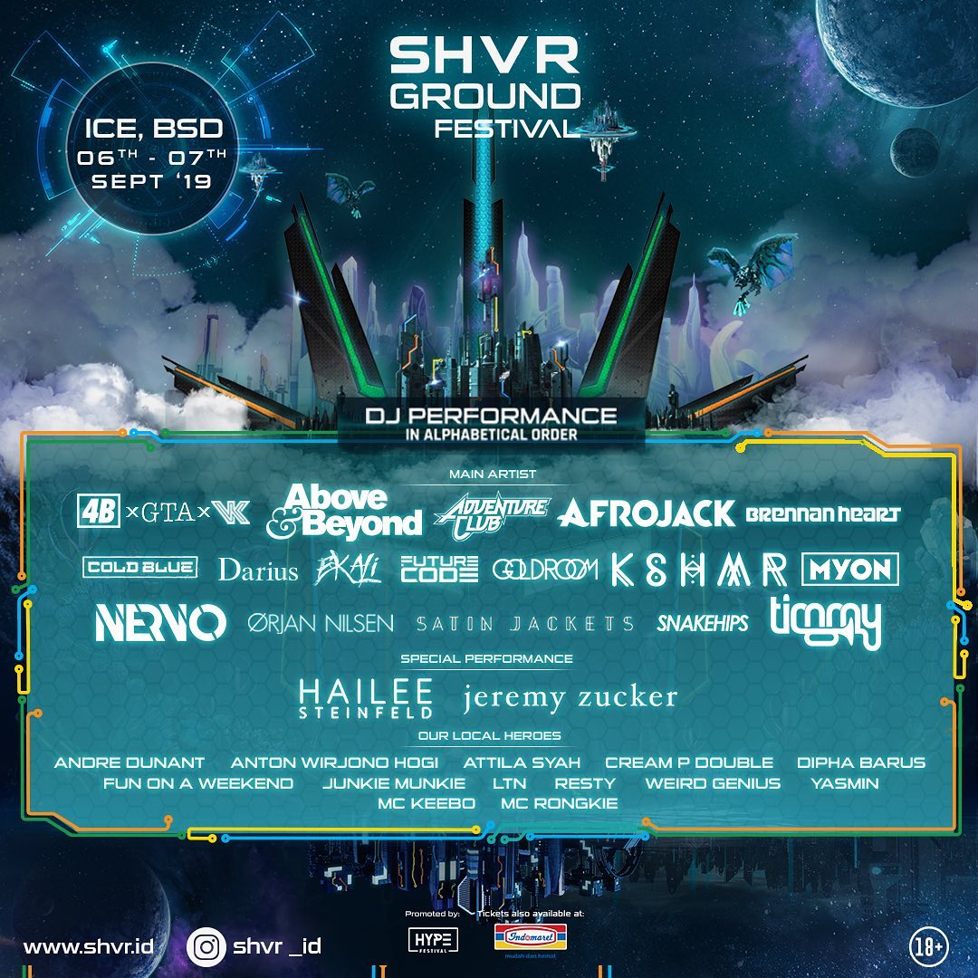 Full Lineup Announcement SHVR GROUND FESTIVAL 2019