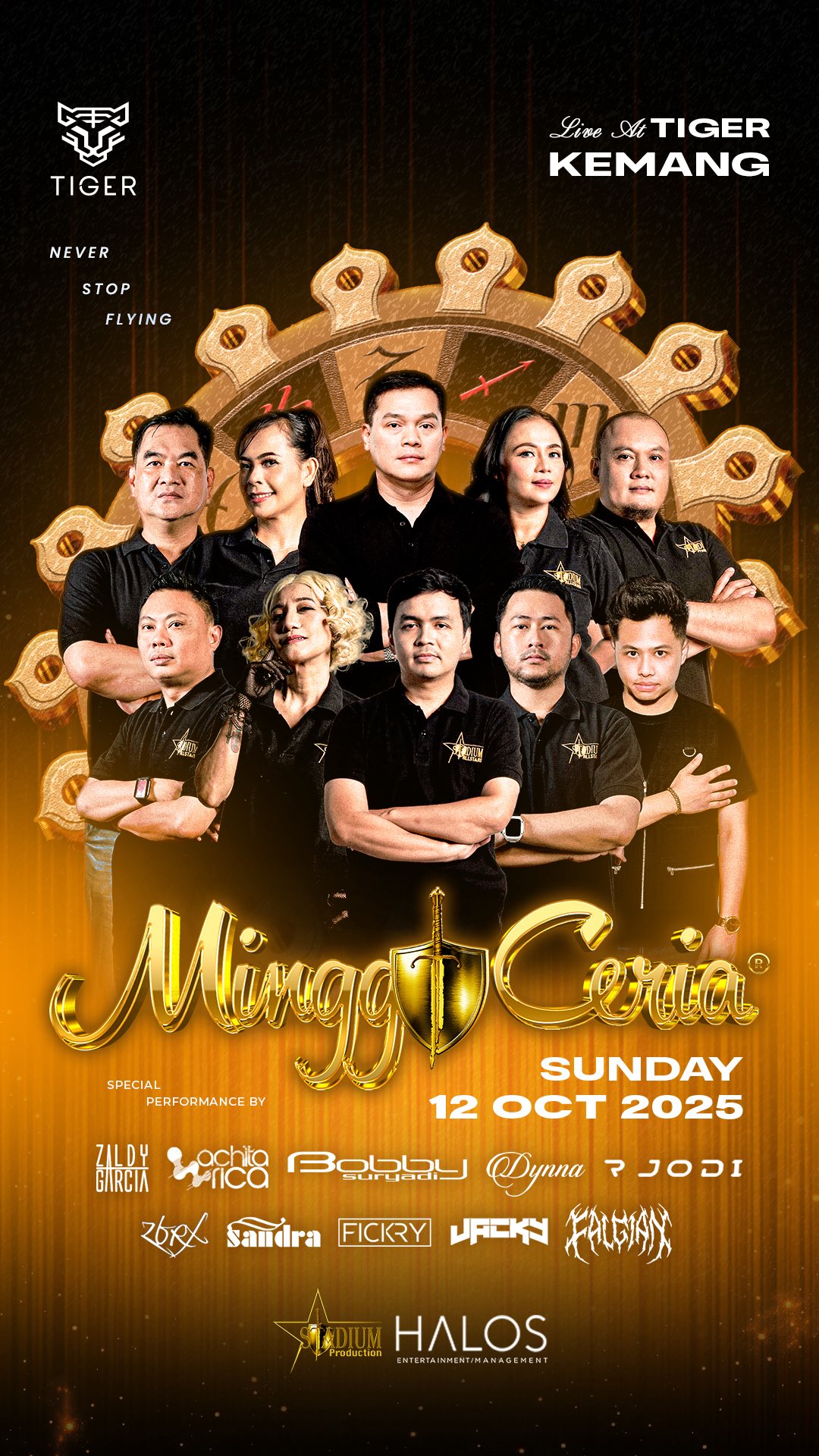 GOLDEN TIGER KEMANG JAKARTA - MINGGU CERIA