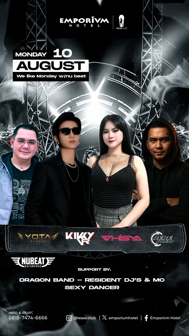 EMPORIUM TEASE CLUB JAKARTA - WE LIKE MONDAY (NU BEAT)