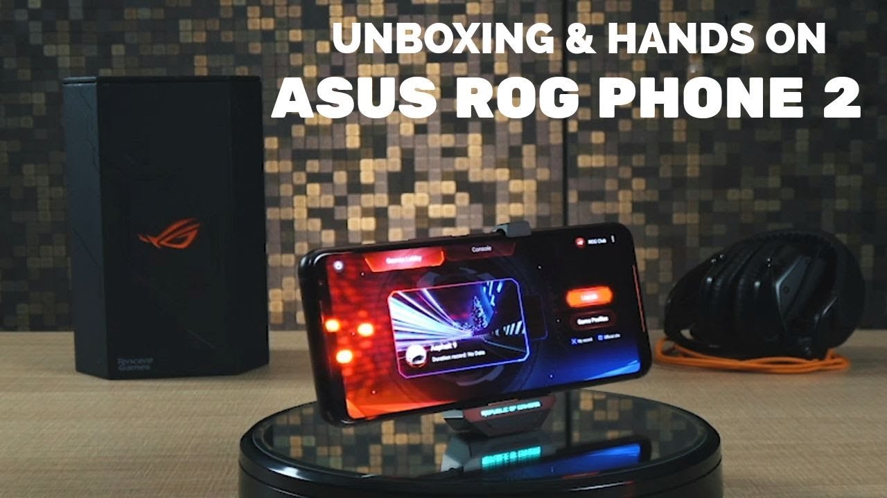 UNBOXING & HANDS ON ASUS ROG PHONE 2 VERSI RAM 12GB | INDONESIA