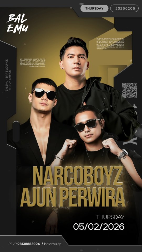 BALEMU GADING SERPONG - NARCOBOYZ X AJUN PERWIRA