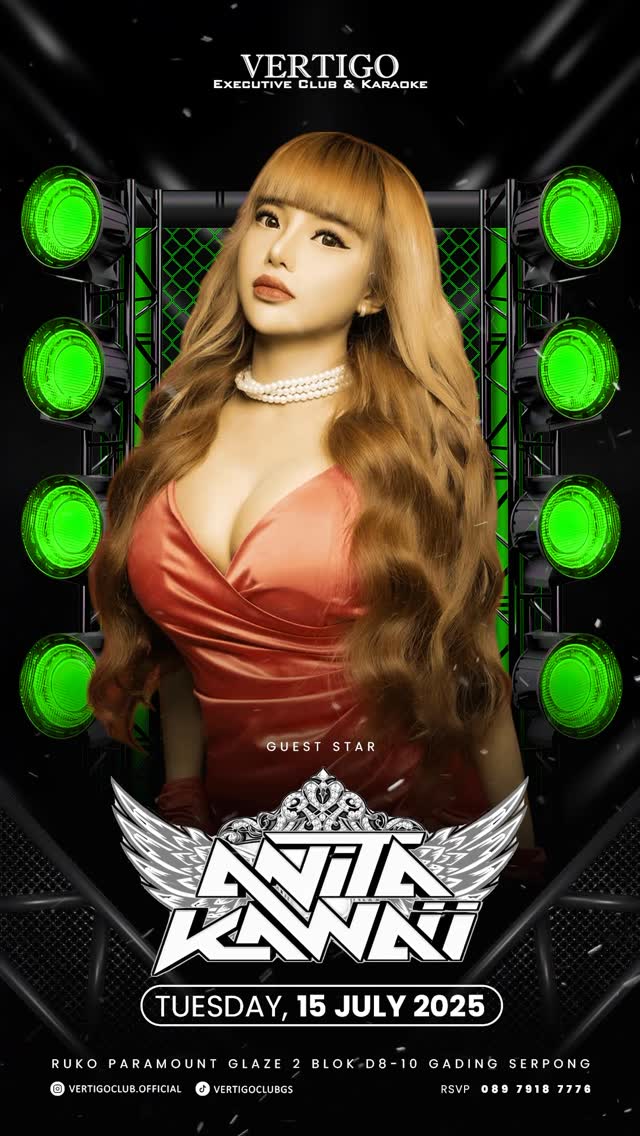 VERTIGO CLUB GADING SERPONG - BEAUTY NIGHT (ANITA KAWAI)