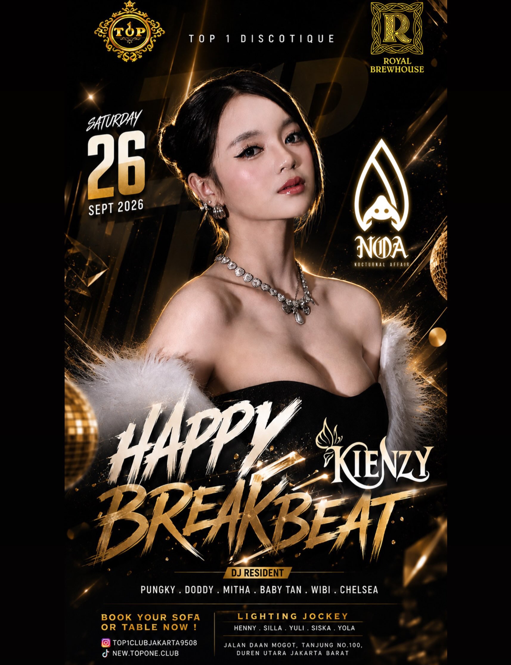 TOP 1 CLUB JAKARTA - HAPPY BREAKBEAT (KIENZY)