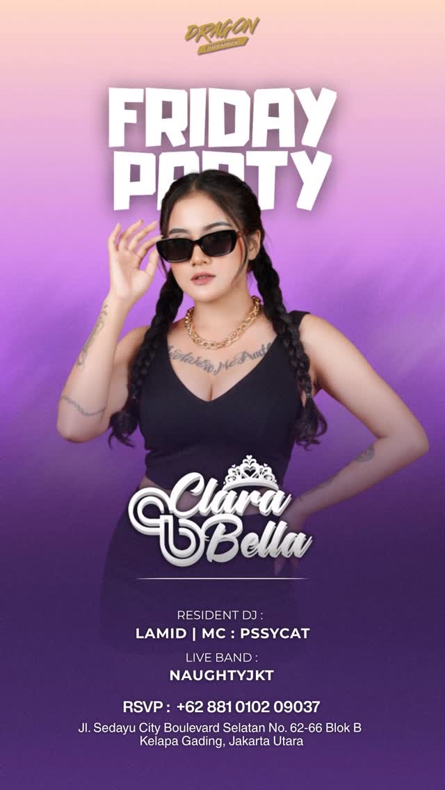 DRAGON BEER CHAMBER JAKARTA - FRIDAY PARTY (CLARA BELLA)