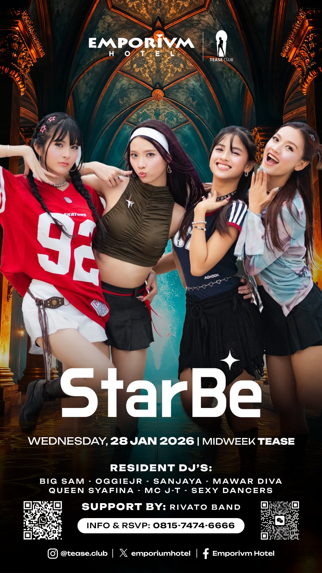EMPORIUM TEASE CLUB JAKARTA - MIDWEEK TEASE (STARBE)
