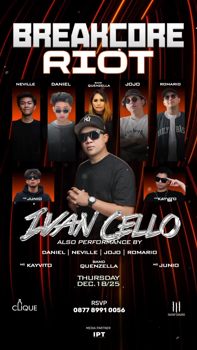 CLIQUE SPOT GADING SERPONG - BREAKCORE RIOT (IVAN CELLO)