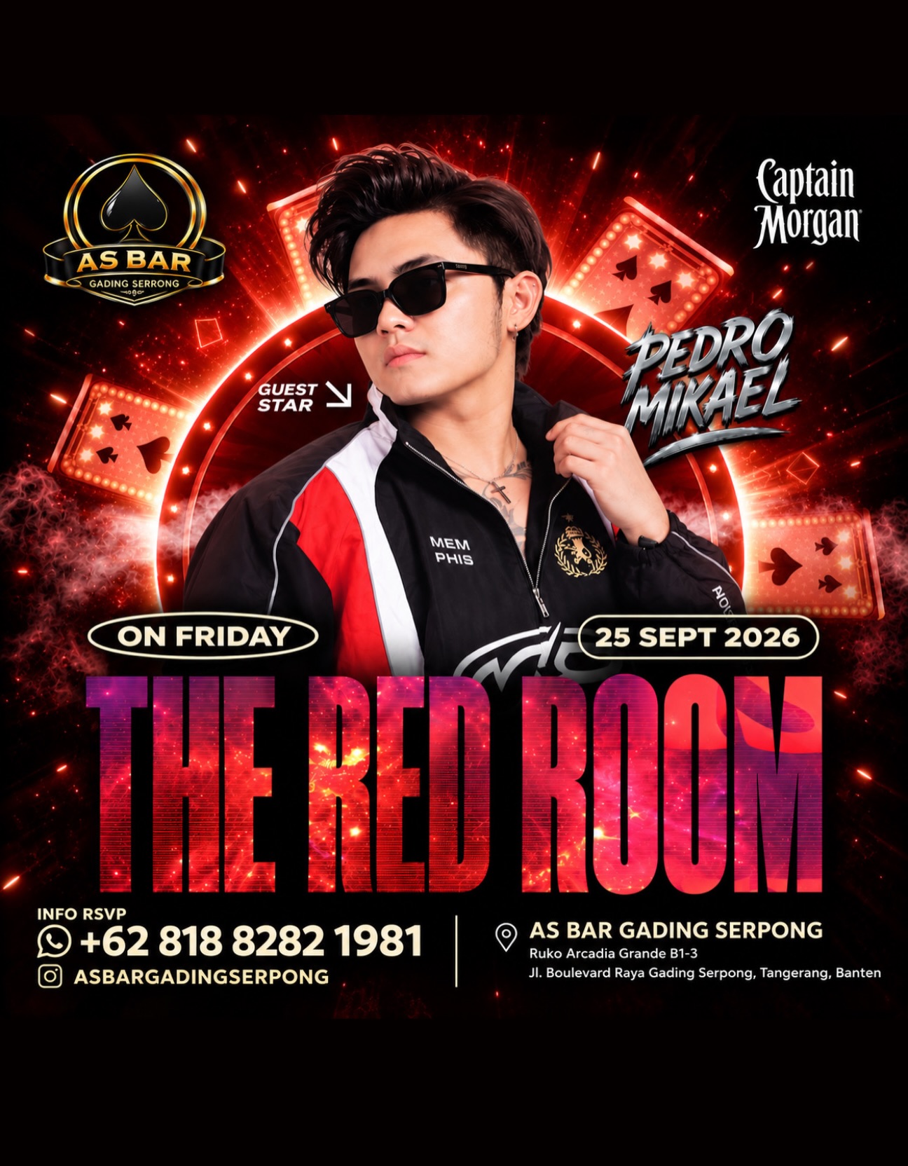AS BAR GADING SERPONG - THE RED ROOM (PEDRO MIKAEL)