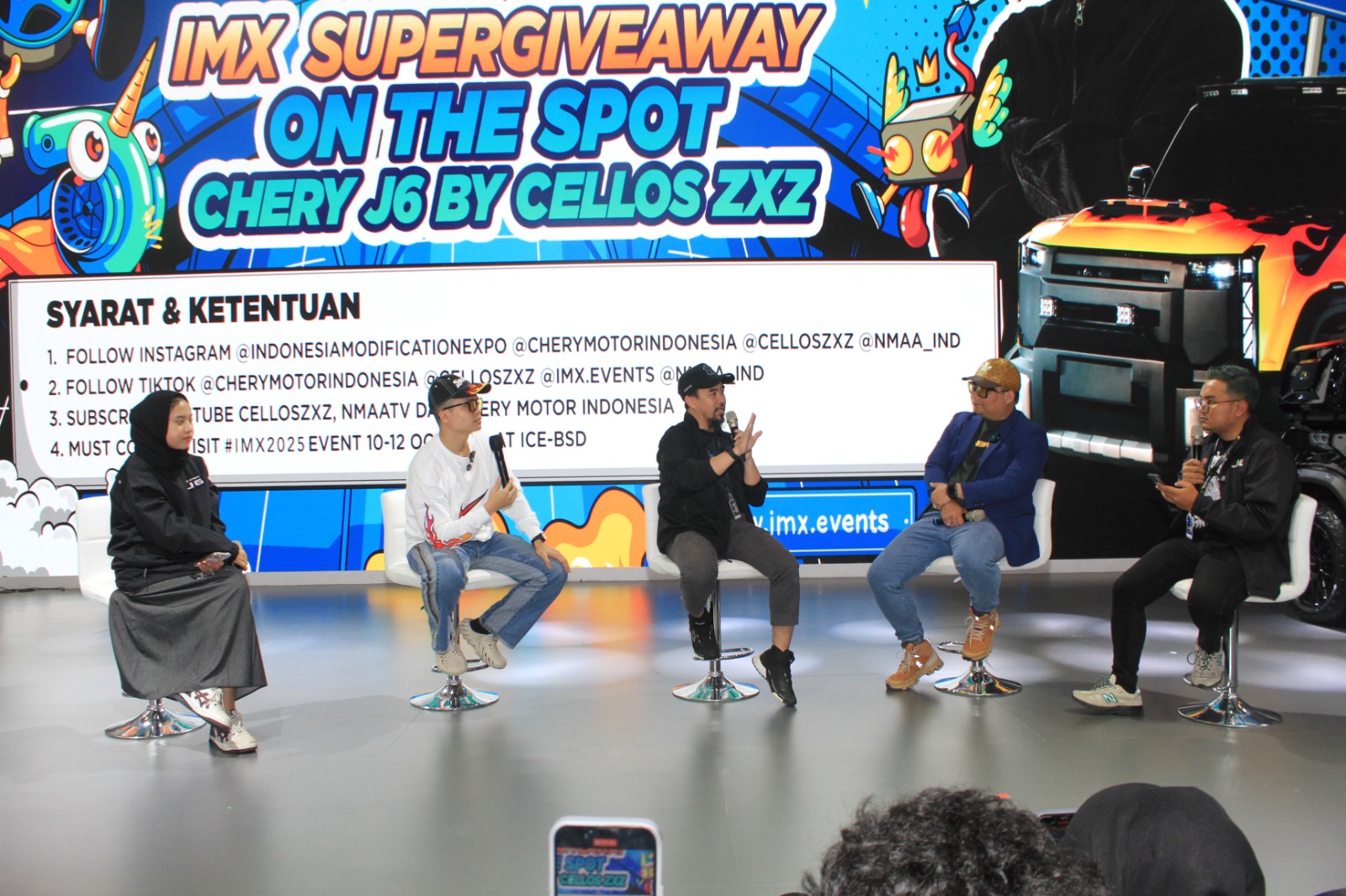 Supergiveaway Paling Gokil Tahun Ini, Chery J6 Modifikasi by Cellos ZXZ Hanya di IMX 2025