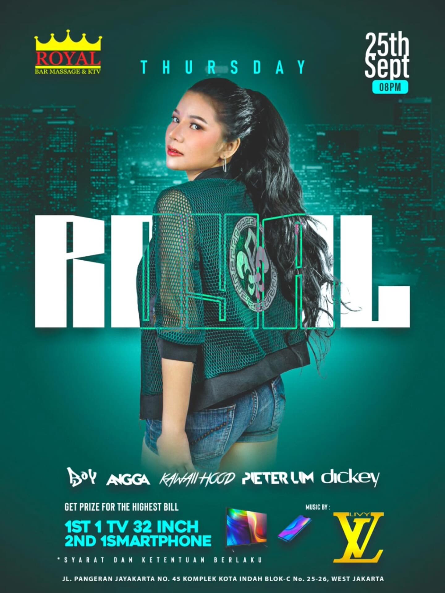 ROYAL BAR MASSAGE KTV JAKARTA - ROYAL THURSDAY (LIVY)