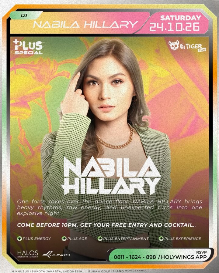 LIL TIGER PLUS PANTAI INDAH KAPUK - NABILA HILLARY