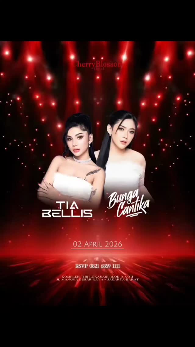 CHERRY BLOSSOM JAKARTA - THIRSTY THURSDANCE (TIA BELLIS & BUNGA CANTIKA)
