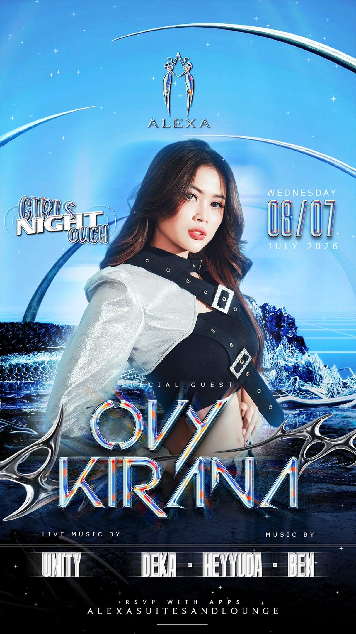 ALEXA SUITES PANTAI INDAH KAPUK 2 - GIRLS NIGHT OUCH (OVY KIRANA)
