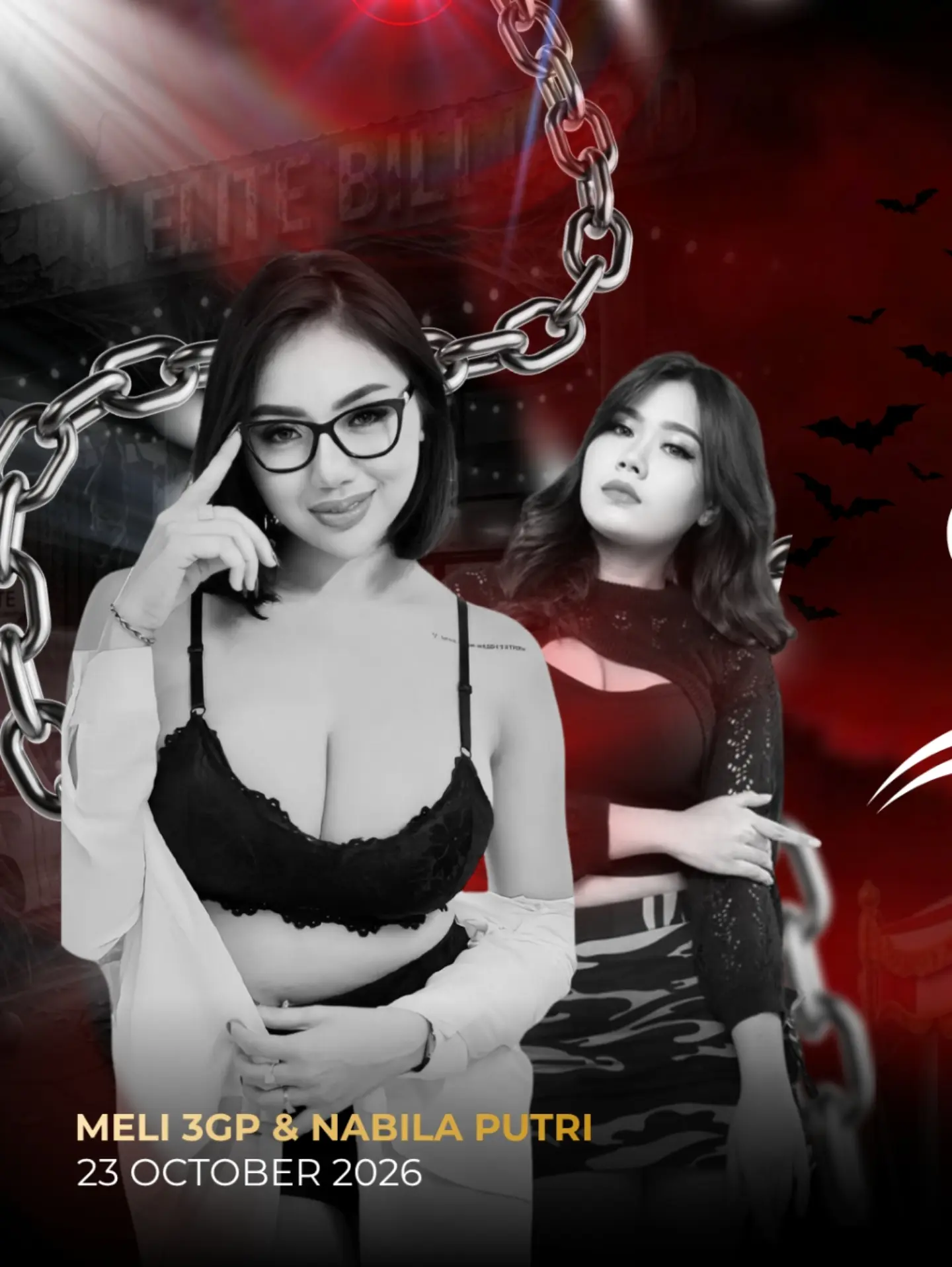 ELITE BILLIARD SUNTER - BEAUTIES: OBSESSIONS & SPELLBOUND (MELI 3GP & NABILA PUTRI)