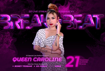 DJ BREAKBEAT QUEEN CAROLINE " BREAK THE BEAT "- LIVE STUDIO 2 MATALELAKI 21/11/2019 