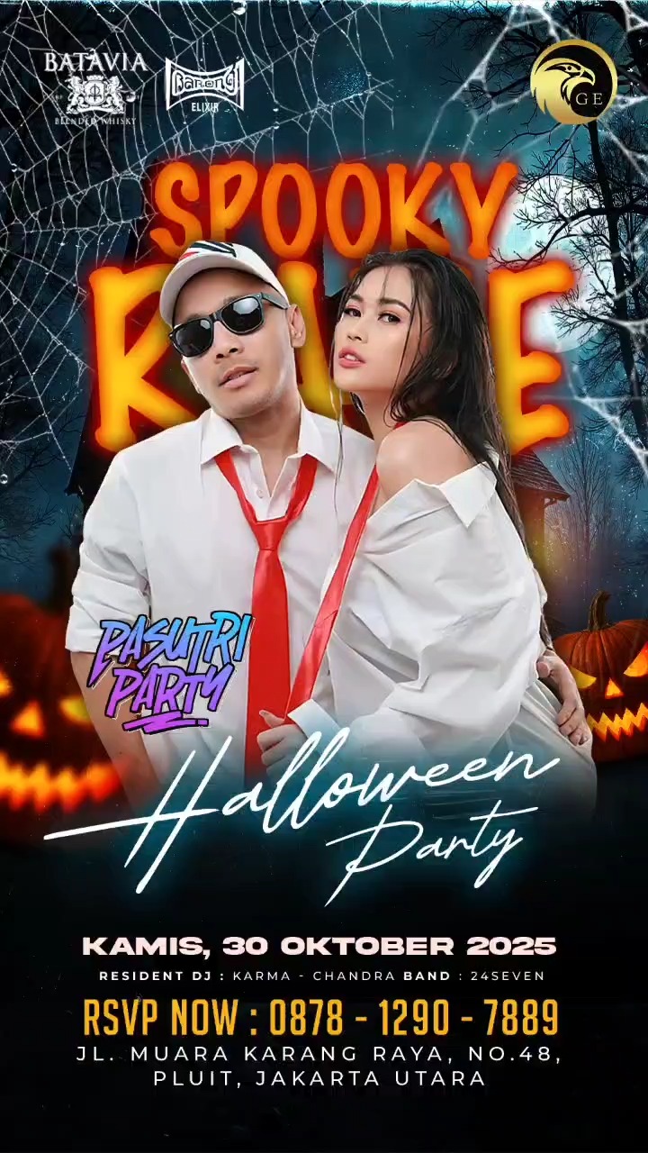 GRAND EAGLE CLUB PENJARINGAN JAKARTA - SPOOKY RAVE (PASUTRI PARTY)