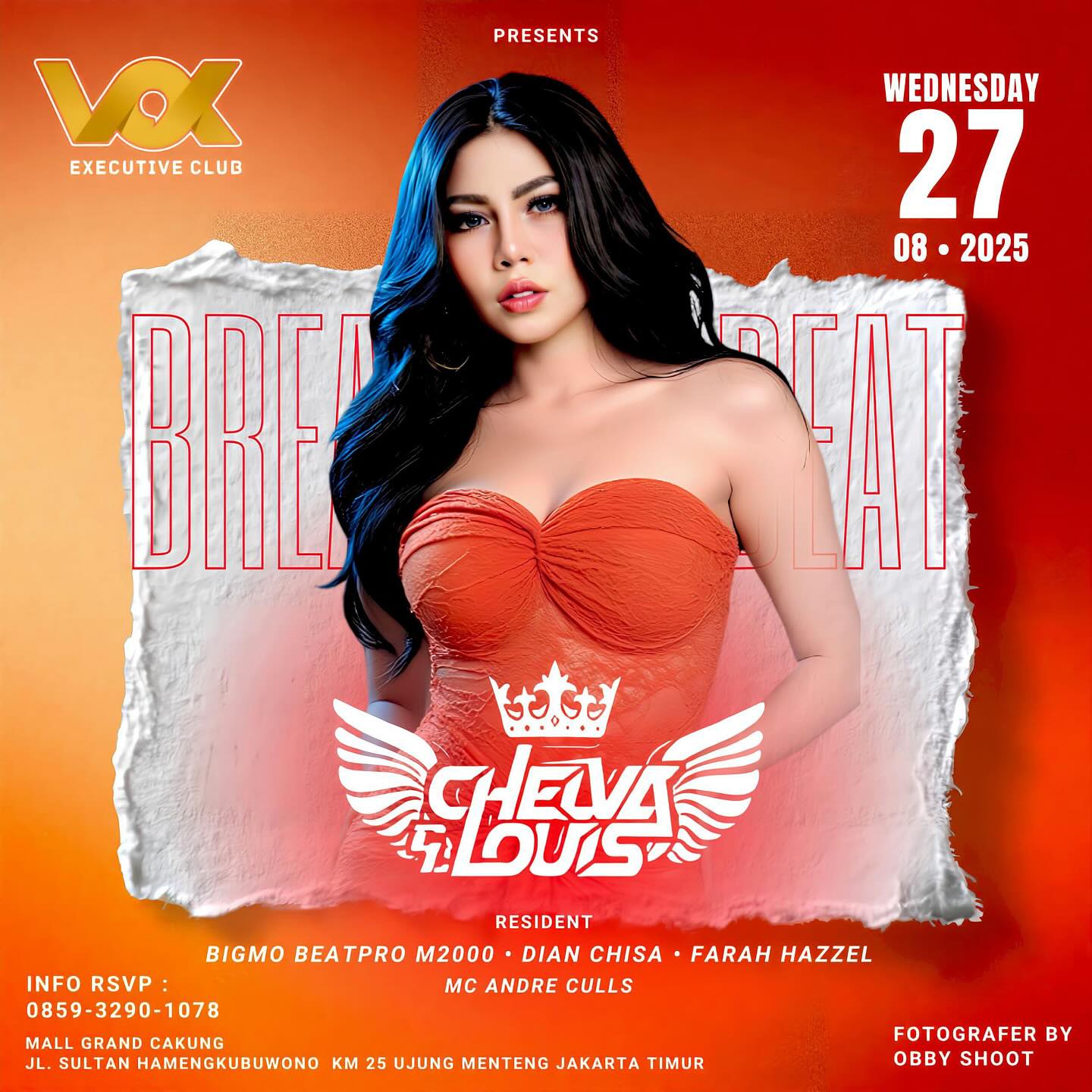 VOX EXECUTIVE CLUB JAKARTA - CHELVA LOUIS