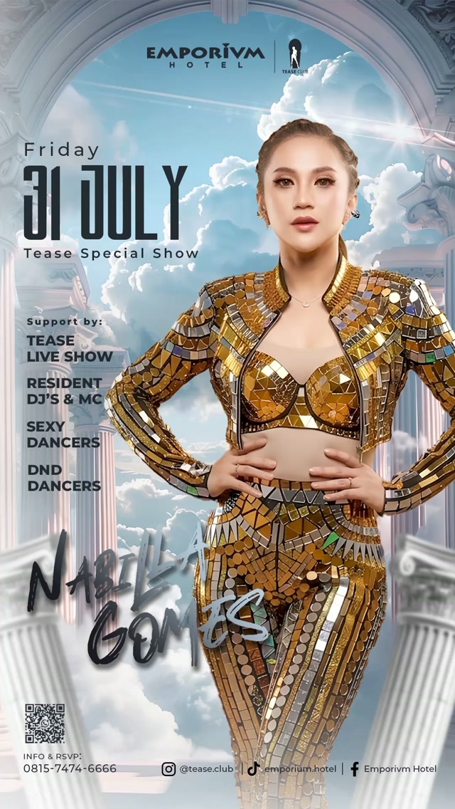 EMPORIUM TEASE CLUB JAKARTA - TEASE SPECIAL SHOW (NABILLA GOMES)