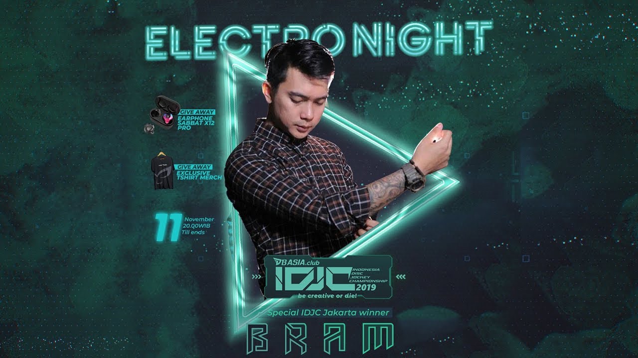 DJ EDM BRAM " ELECTRO NIGHT "- LIVE STUDIO 2 MATALELAKI 11/11/2019  ( EDM )