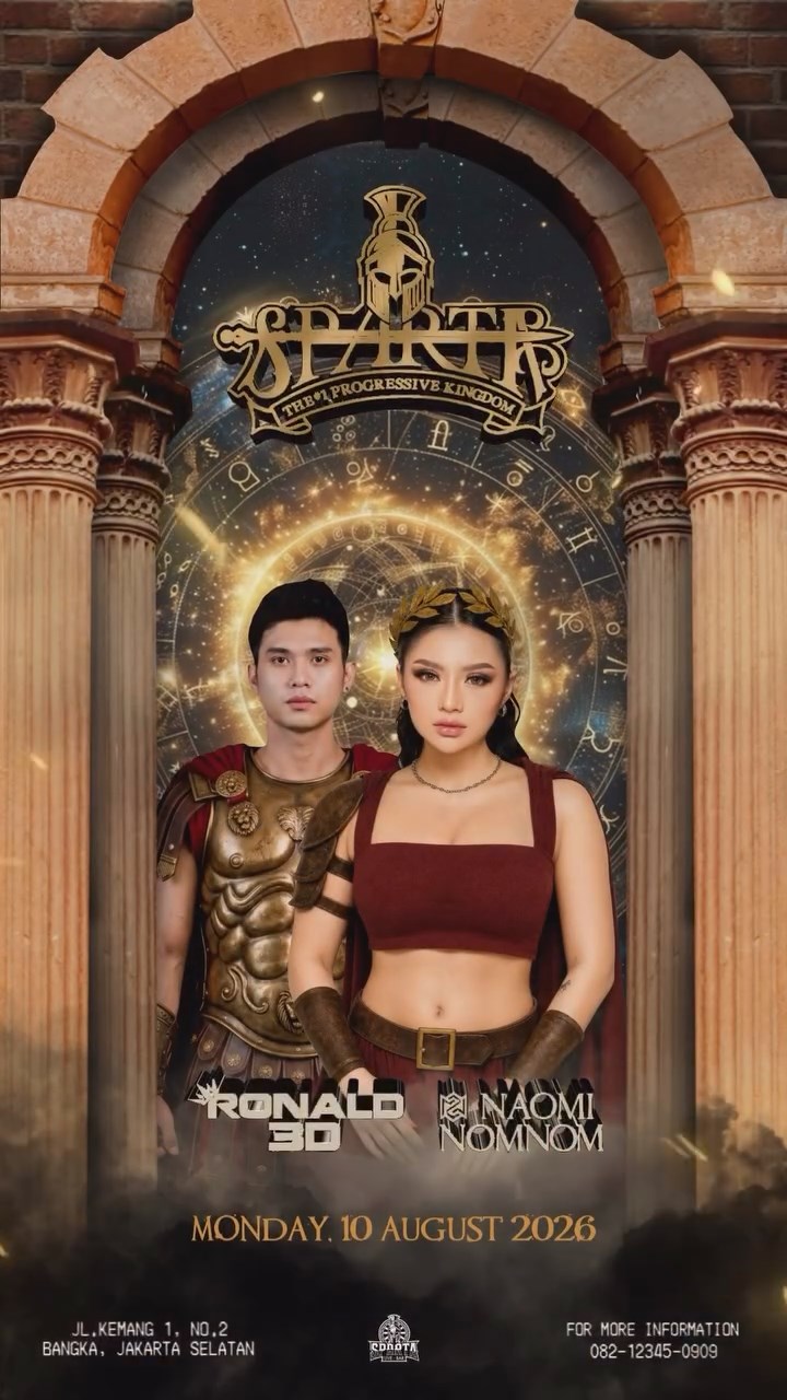SPARTA LIVE BAR JAKARTA - RONALD 3D & NAOMI NOMNOM