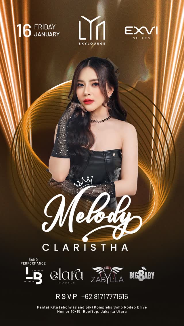 LYN SKY LOUNGE JAKARTA - MELODY CLARISTHA