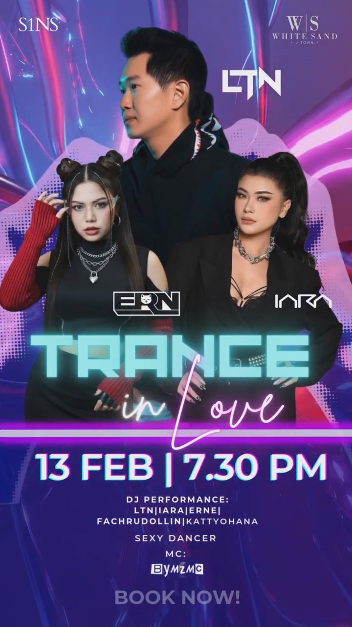 WHITE SAND KELAPA GADING JAKARTA - TRANCE IN LOVE (LTN, ERN, IARA)
