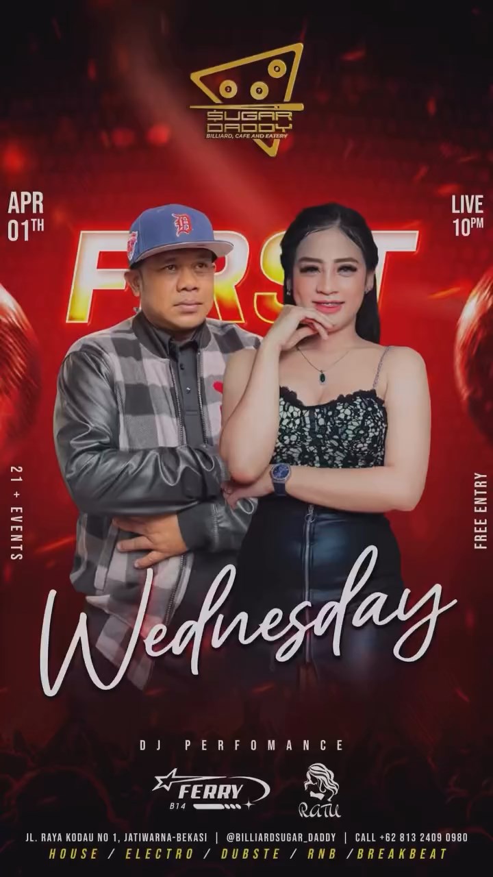 SUGAR DADDY BILLIARD, CAFE AND EATERY BEKASI - FIRST SPIN (RATU & FERRY B14)