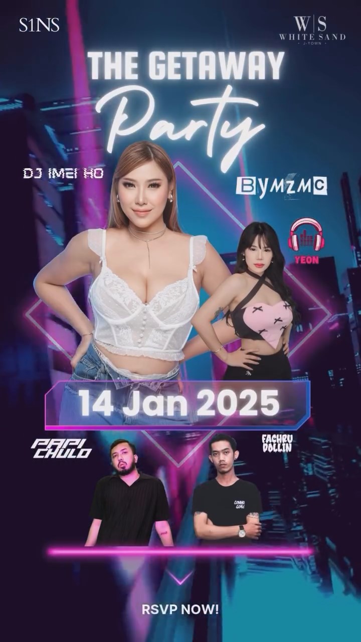 WHITE SAND KELAPA GADING JAKARTA - THE GETAWAY PARTY (IMEI HO, YEON)